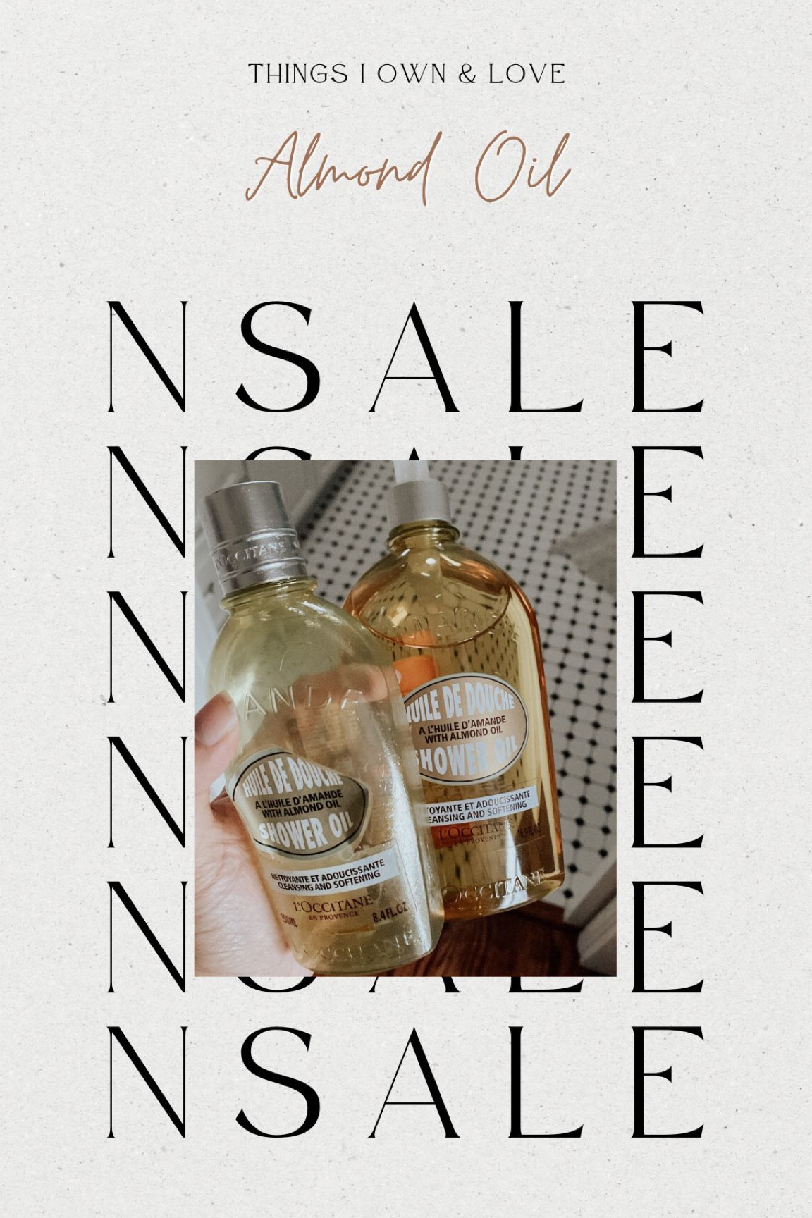 Almond shower oil 

#LTKFind #LTKsalealert #LTKxNSale