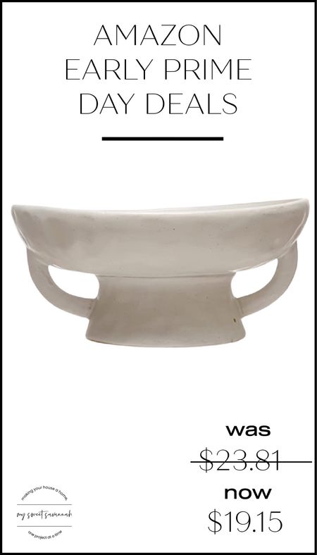 Creative co-op stoneware bowl with reactive glaze in white. Amazon prime day deals 

#LTKhome #LTKsalealert #LTKxPrimeDay