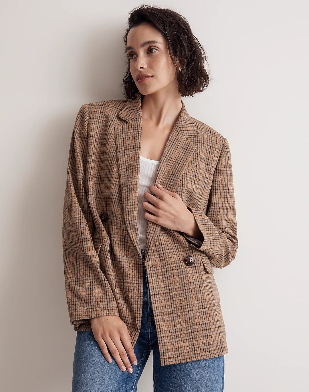 The Rosedale Blazer in Plaid | Madewell