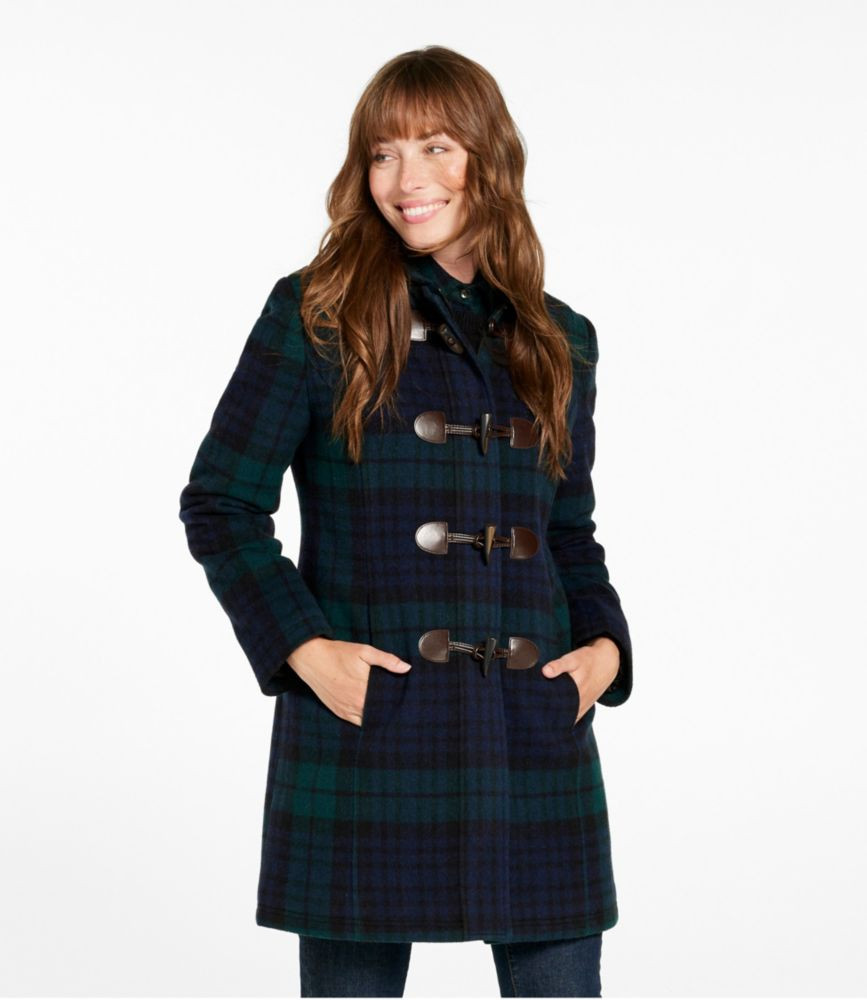 Women's Classic Lambswool Duffel Coat, Pattern | L.L. Bean