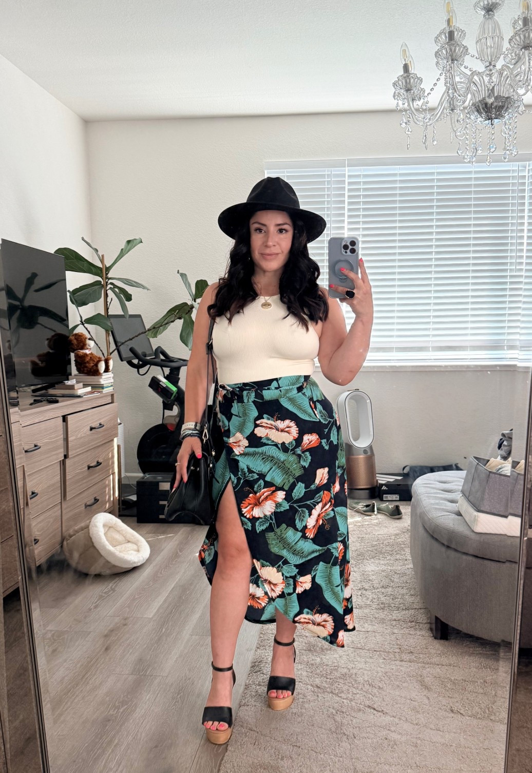 Amazon bodysuit that snatches and No pressure waist wrap skirt combo 🤌

#LTKSaleAlert #LTKFindsUnder50