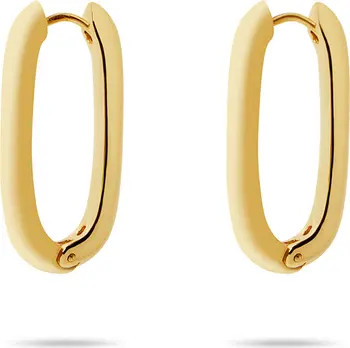 Argento Vivo Sterling Silver Medium Oval Hoop Earrings | Nordstrom | Nordstrom
