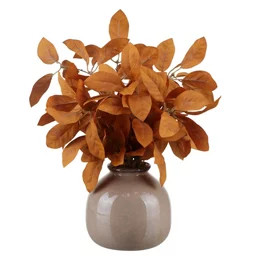 Red Shed 14 in. Artificial Fall Leaves Arrangement in Ceramic Vase | Tractor Supply