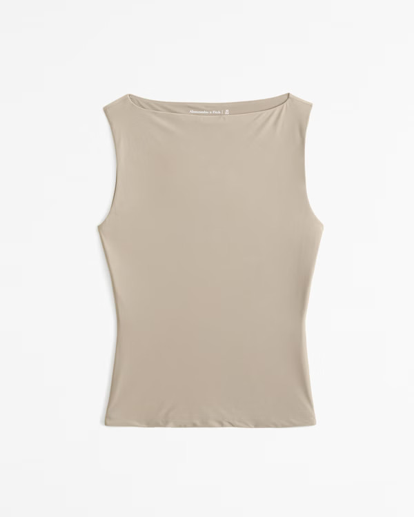 Women's Soft Matte Seamless Shell Top | Women's Tops | Abercrombie.com | Abercrombie & Fitch (US)