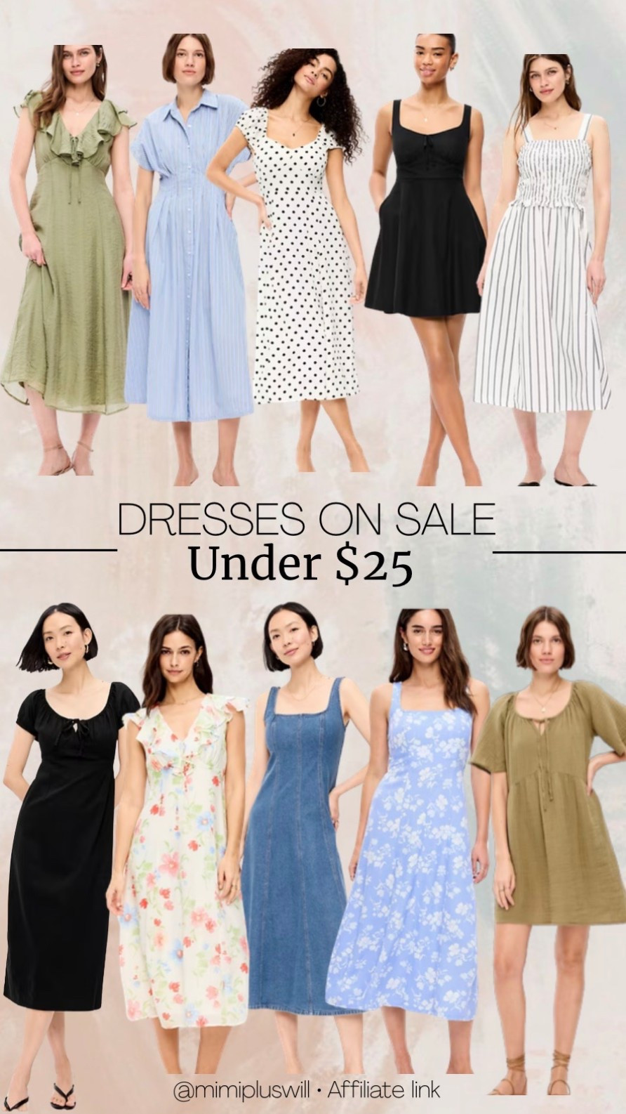 Old navy dresses on sale for under $25!

Petite | petite dress | spring dress | vacation outfit | Easter 
Follow @mimipluswill  for more! 

#LTKPetite #LTKSeasonal #LTKSaleAlert