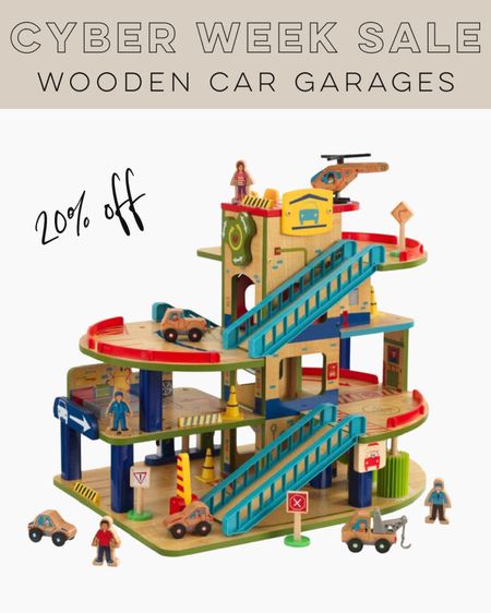 If your kids love to play with cars this is your sale! So many great wooden parking garages and this cool three level wash n go is 20% off this week!

#GiftsForBoys #GiftsForKids #PlayParkingGarage #ToddlerGifts #ToddlerBoyGifts 

#LTKCyberweek #LTKkids #LTKGiftGuide