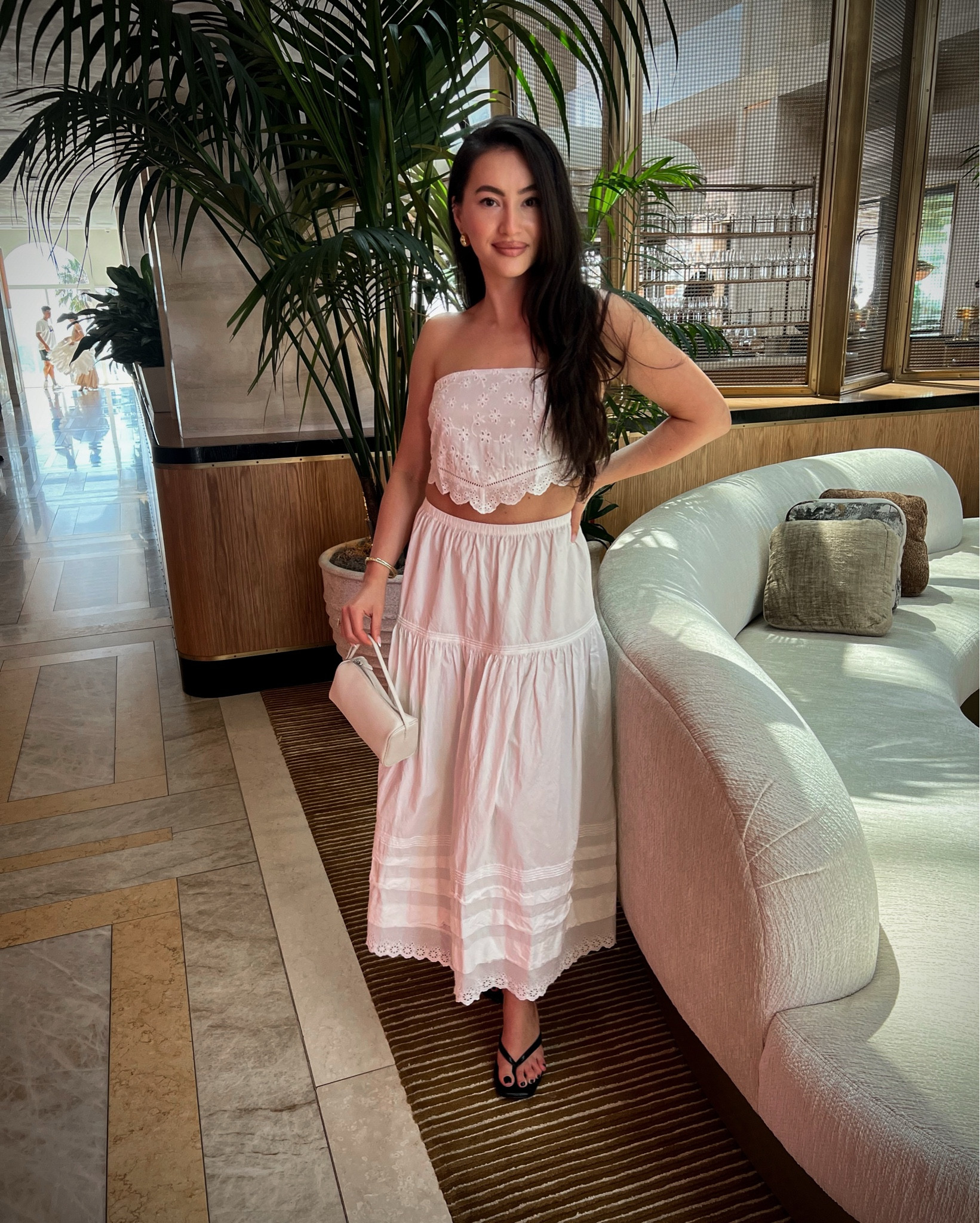 Sunday brunch #ootd 

* wearing small for both top and skirt, 100% cotton 

#LTKFindsUnder100 #LTKxMadewell #LTKStyleTip