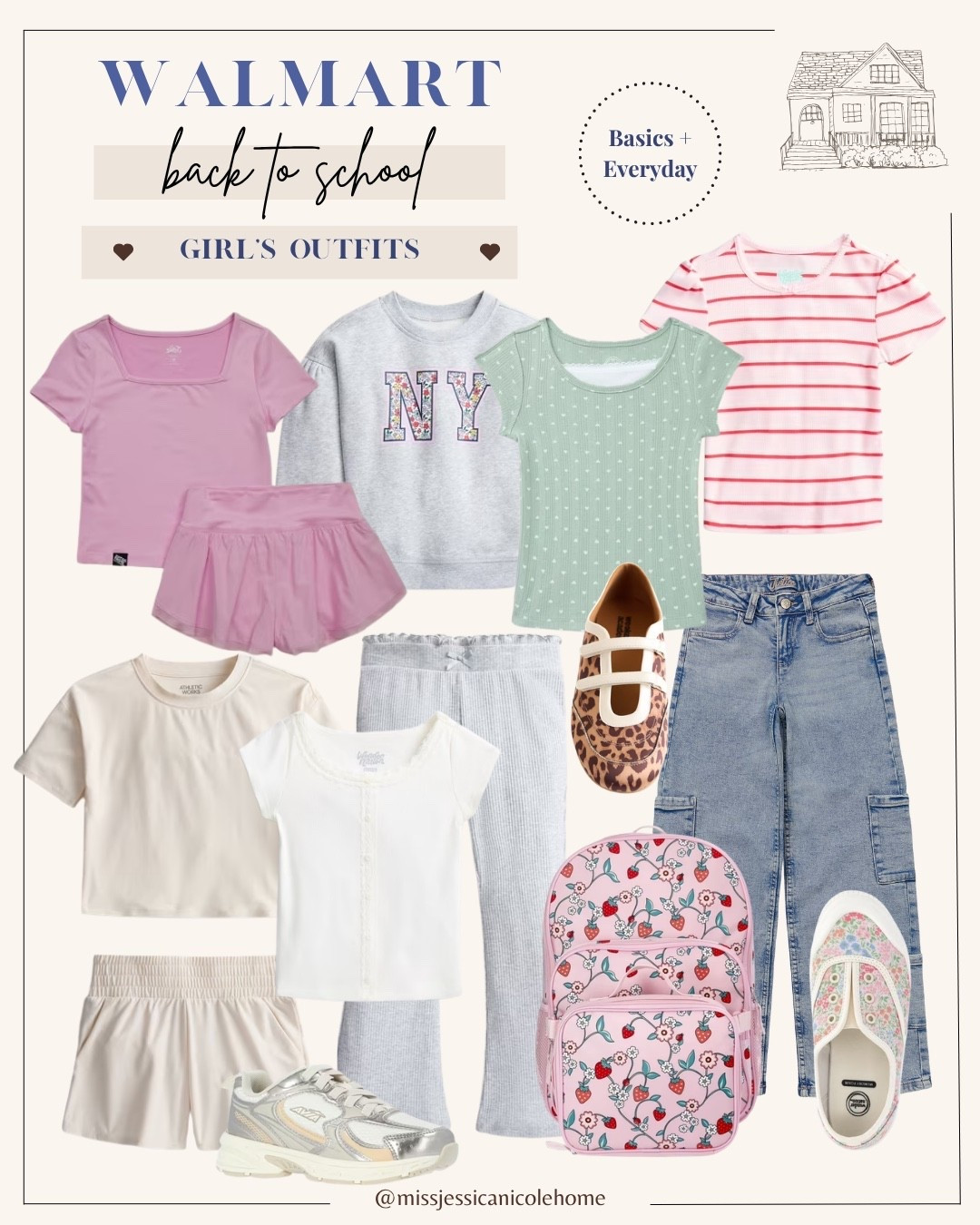 Girls back to school outfits from Walmart

#LTKKids