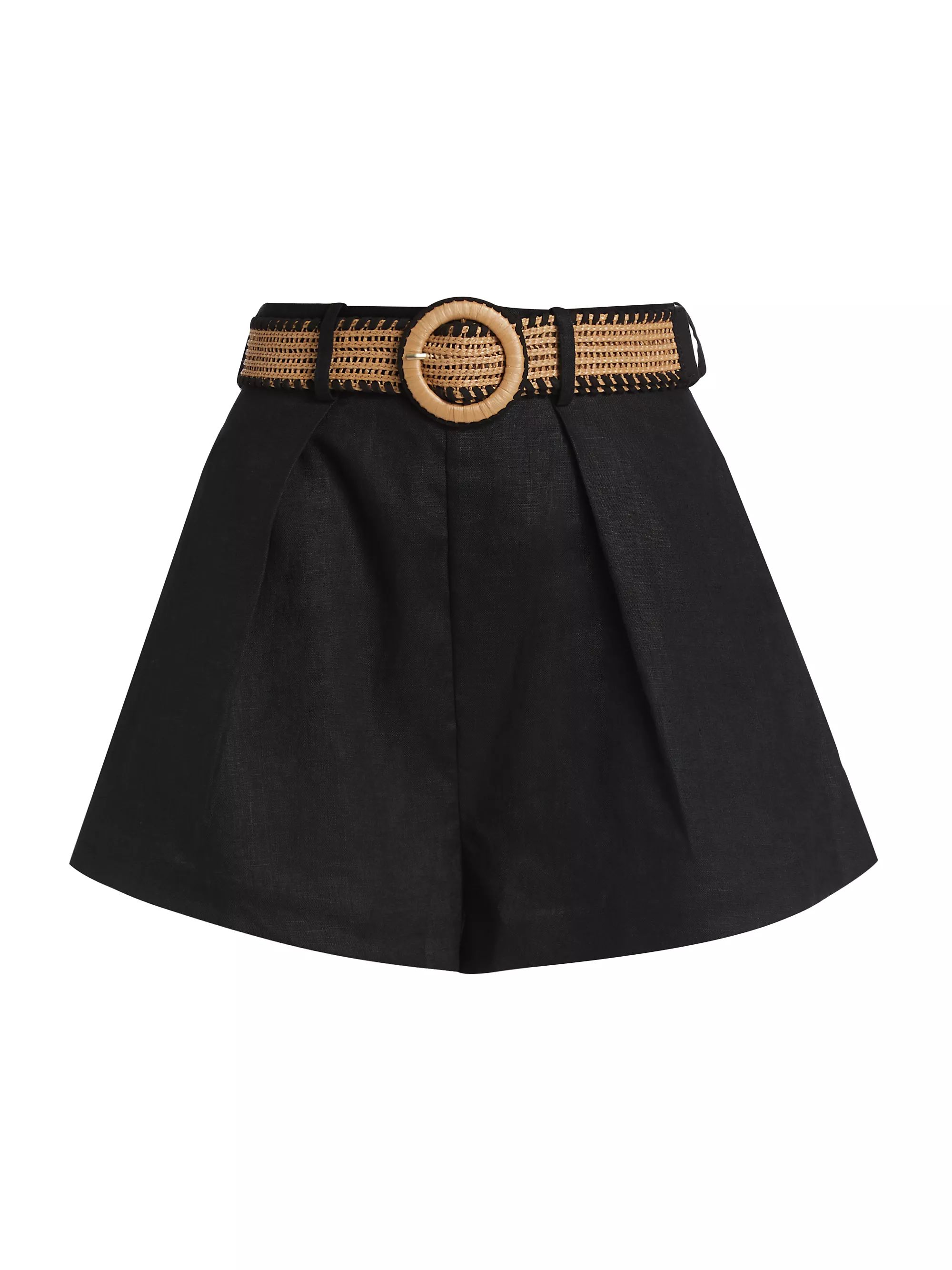 Shop Zimmermann Halliday Tuck Shorts | Saks Fifth Avenue | Saks Fifth Avenue