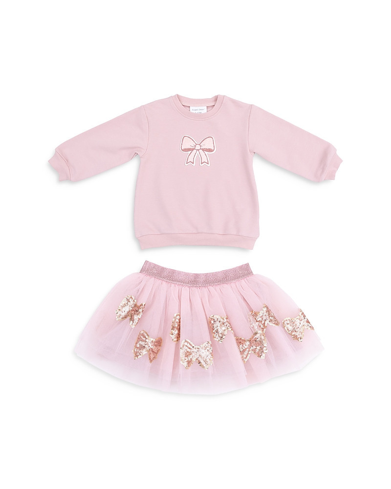 Angel Dear Girls' Bows Puffy Oversized Sweatshirt & Tutu Skirt Set - Baby | Bloomingdale's (US)