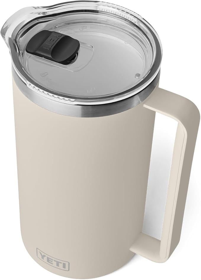 YETI Rambler 64 oz Pitcher, Vacuum Insulated, Stainless Steel with MagSlider Lid, Cape Taupe | Amazon (US)