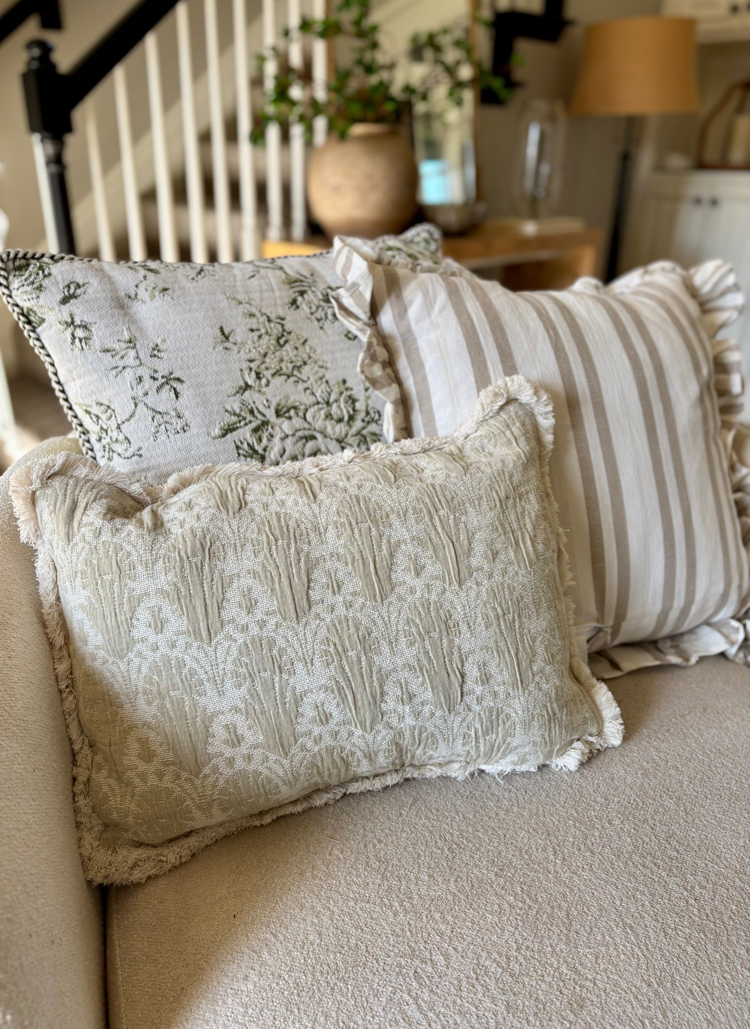 Pretty spring pillow combo!  All from the new Studio McGee spring line at Target! 

#LTKSeasonal #LTKFindsUnder50 #LTKHome