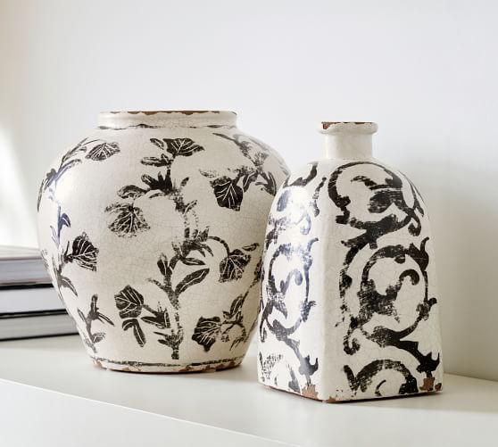 Marrakesh Handcrafted Ceramic Vases | Pottery Barn (US)
