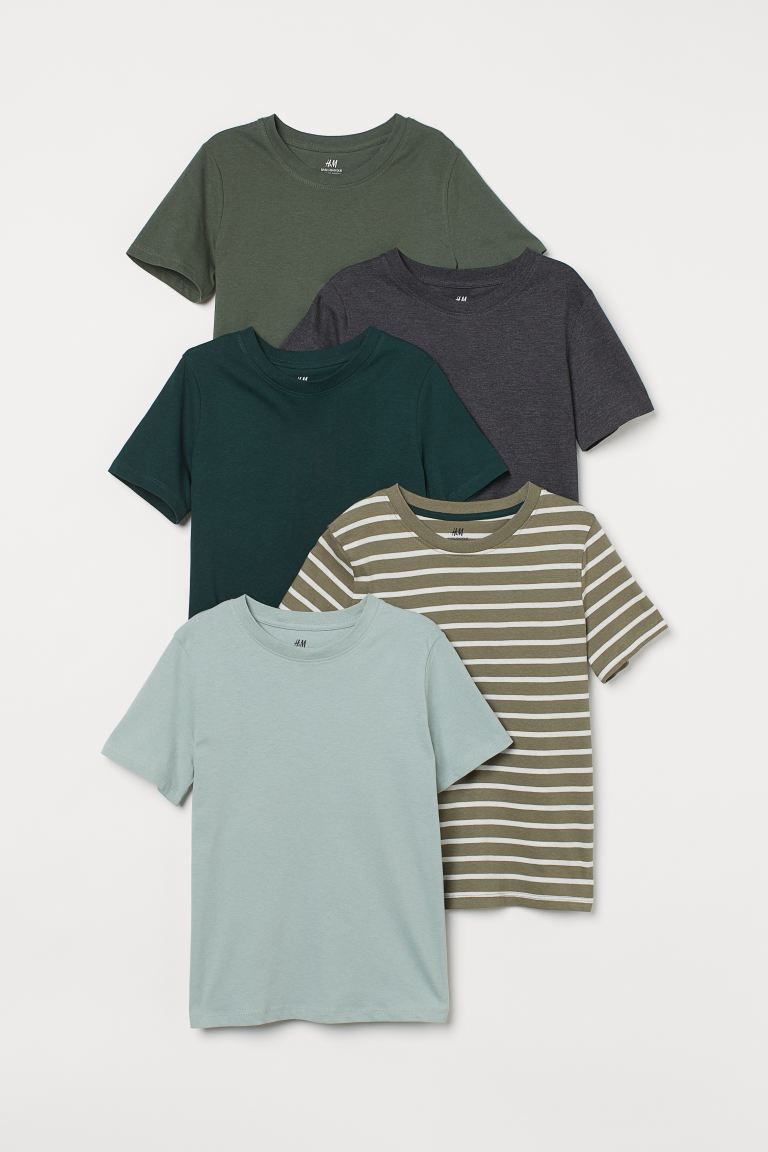 5-pack T-shirts | H&M (US + CA)