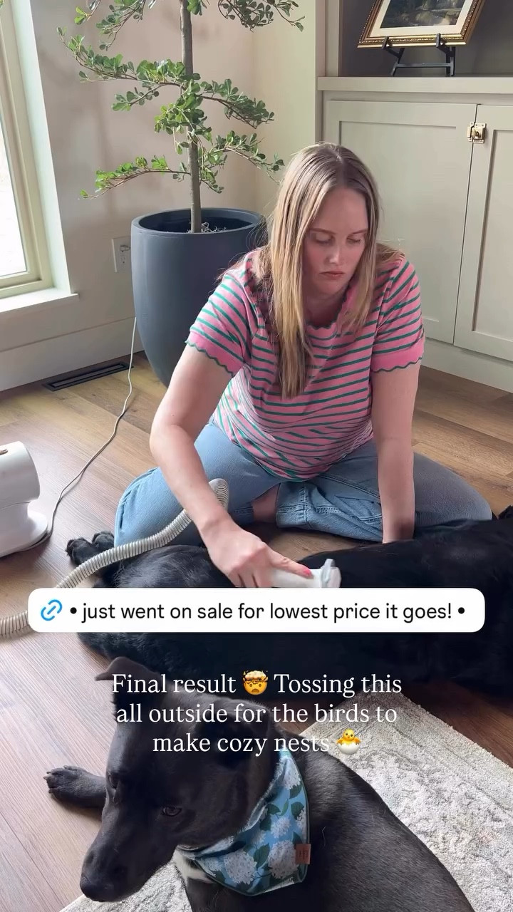 Final result 🤯 Tossing this all outside for the birds to make cozy nests 🐣

#LTKHome #LTKmomlife #LTKdayinmylife