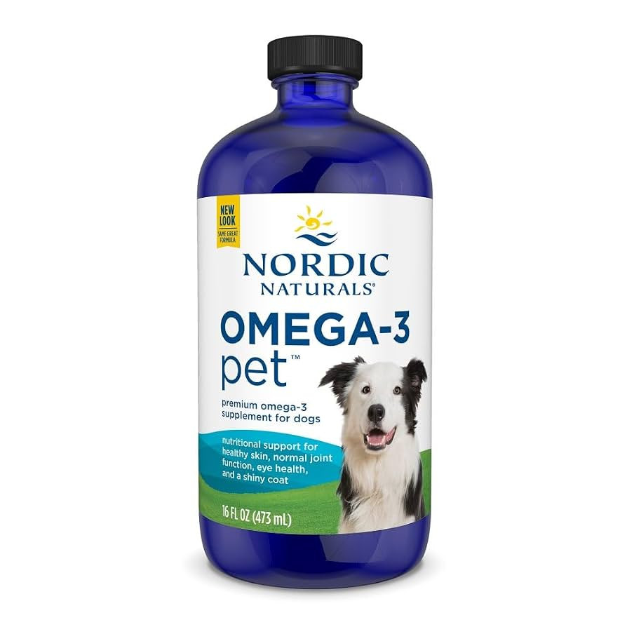 Nordic Naturals Omega-3 Pet, Unflavored - 16 oz - 1380 mg Omega-3 Per Teaspoon - Fish Oil for Lar... | Amazon (US)