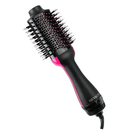 Revlon One-Step Hair Dryer & Volumizer Hot Air Brush, Black | Walmart (US)