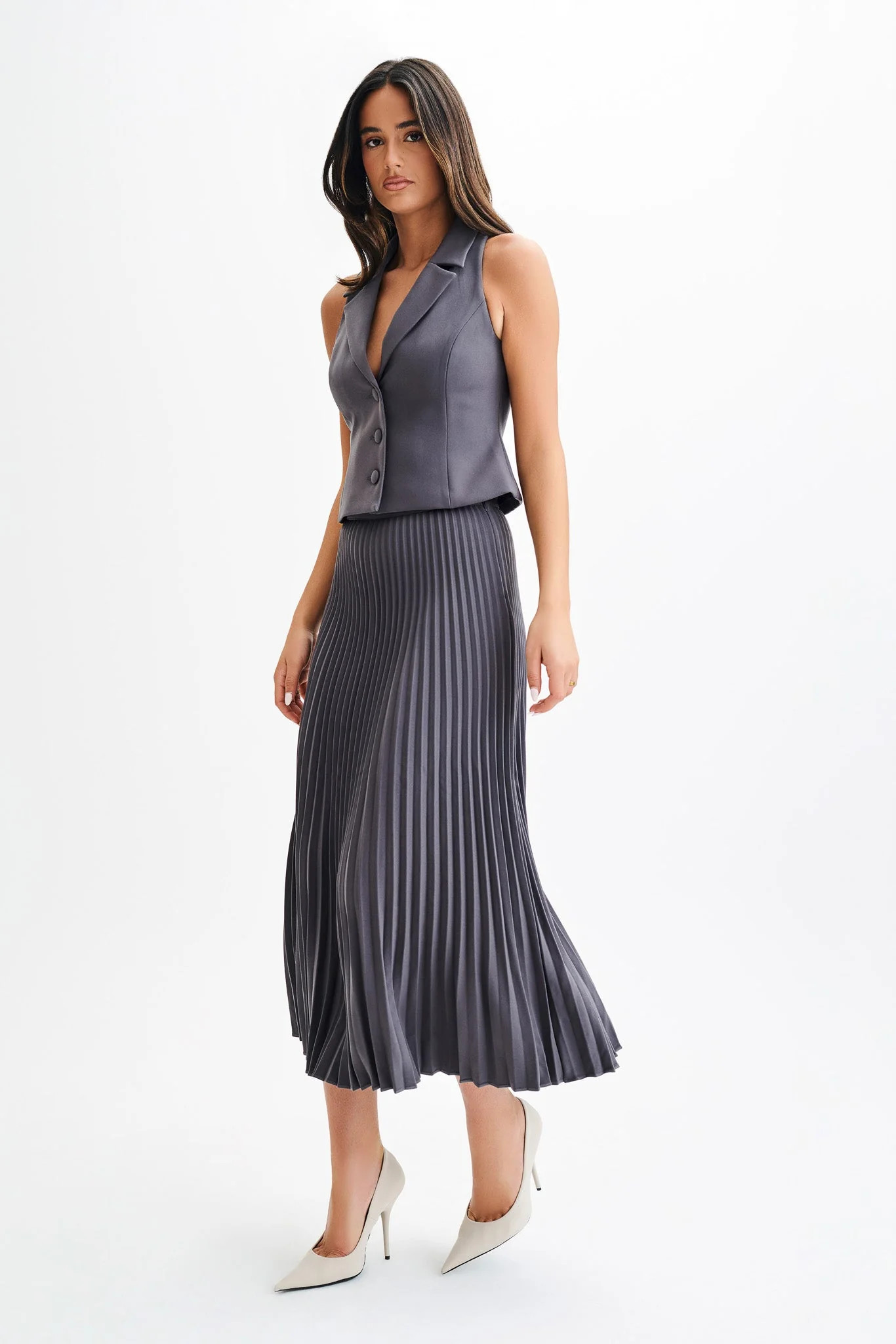 Suiting Vest - Charcoal | MESHKI US