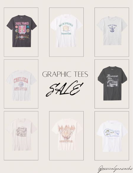Abercrombie Graphic Tees on Sale

#LTKsalealert #LTKSale #LTKFind