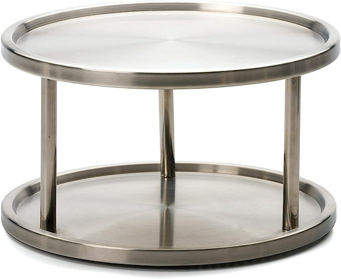 RSVP International Two-Tier Turntable Lazy Susan | Handy in Cabinet, Refrigerators & Counters | O... | Amazon (US)