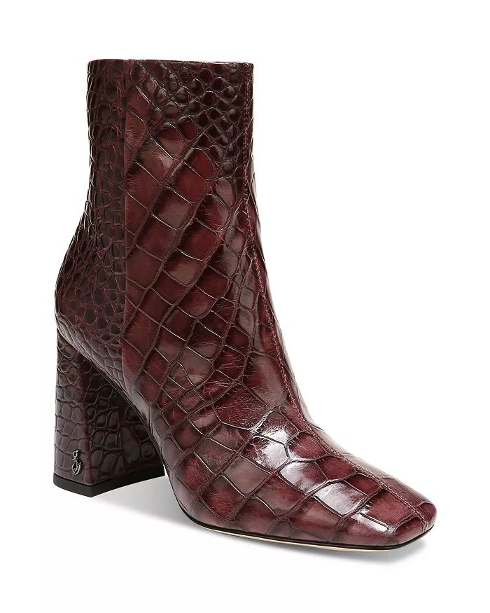 Sam Edelman Women's Codie Square Toe High Heel Ankle Booties Shoes - Bloomingdale's | Bloomingdale's (US)