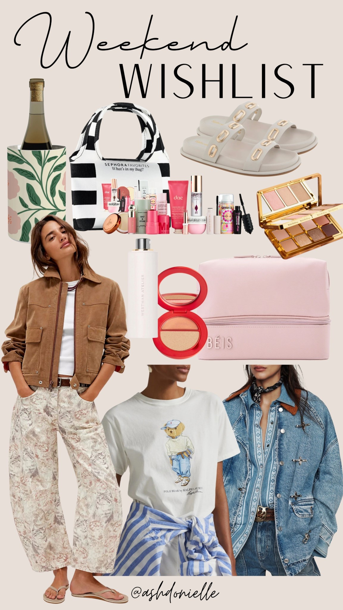 My weekend wishlist!

spring fashion, spring must haves, sephora, free people, beis, sandals

#LTKStyleTip #LTKBeauty