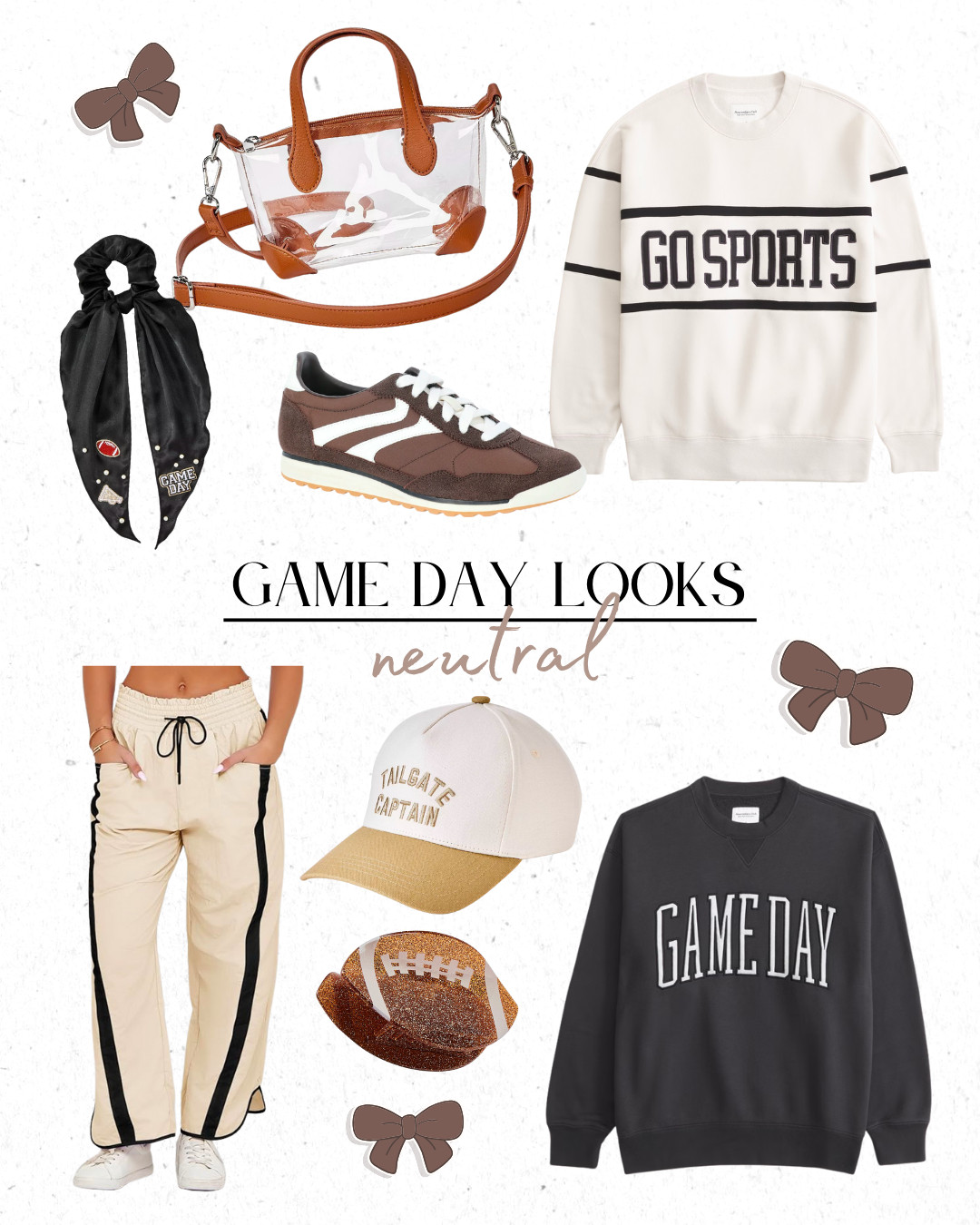 Everything you need to cheer for your team on game day! 

#gameday #momootd #millennial #womensfashion #affordablefashion #neutral 

 