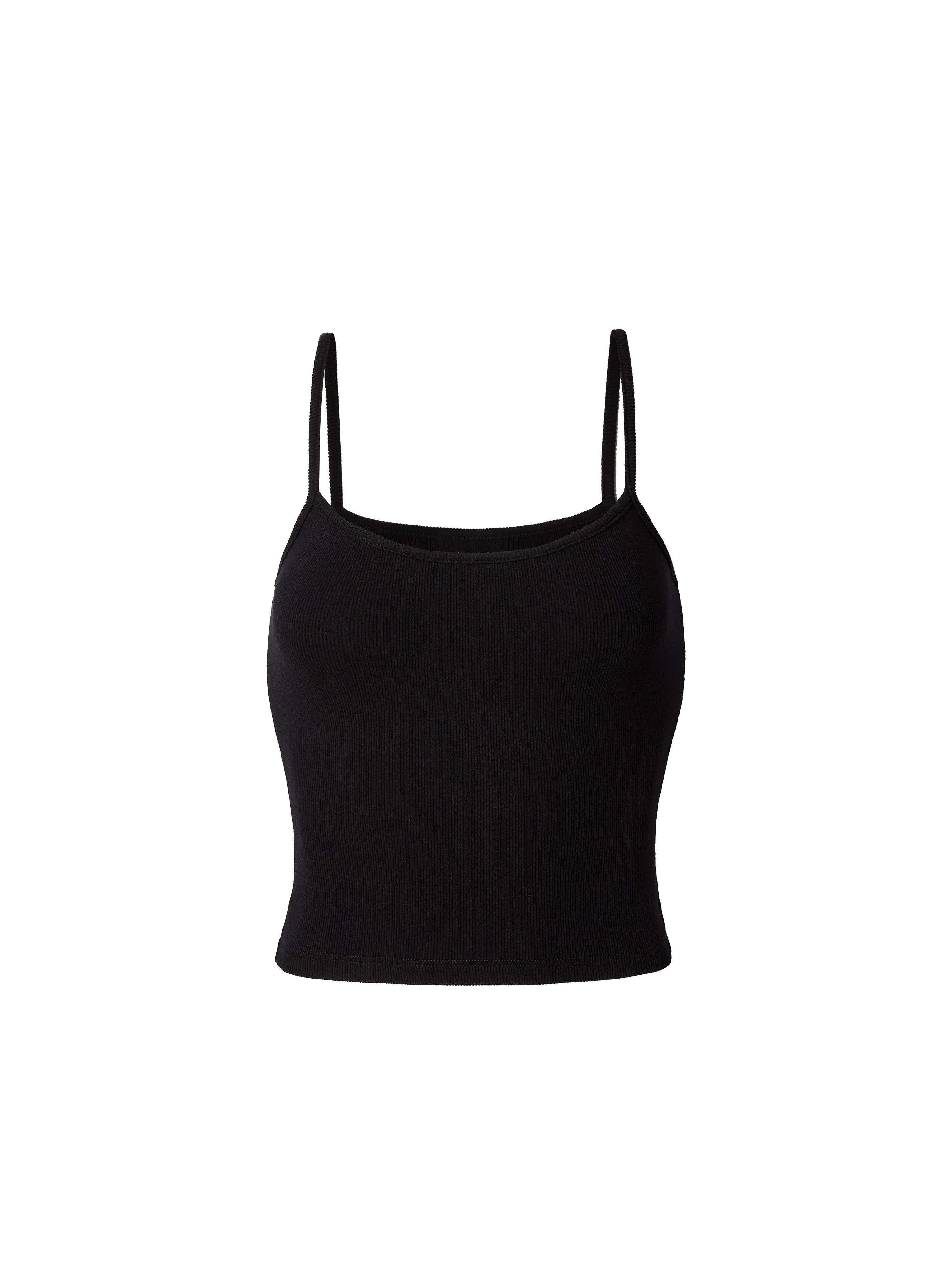 DONYA CAMI TANK / BLACK | CLYQUE