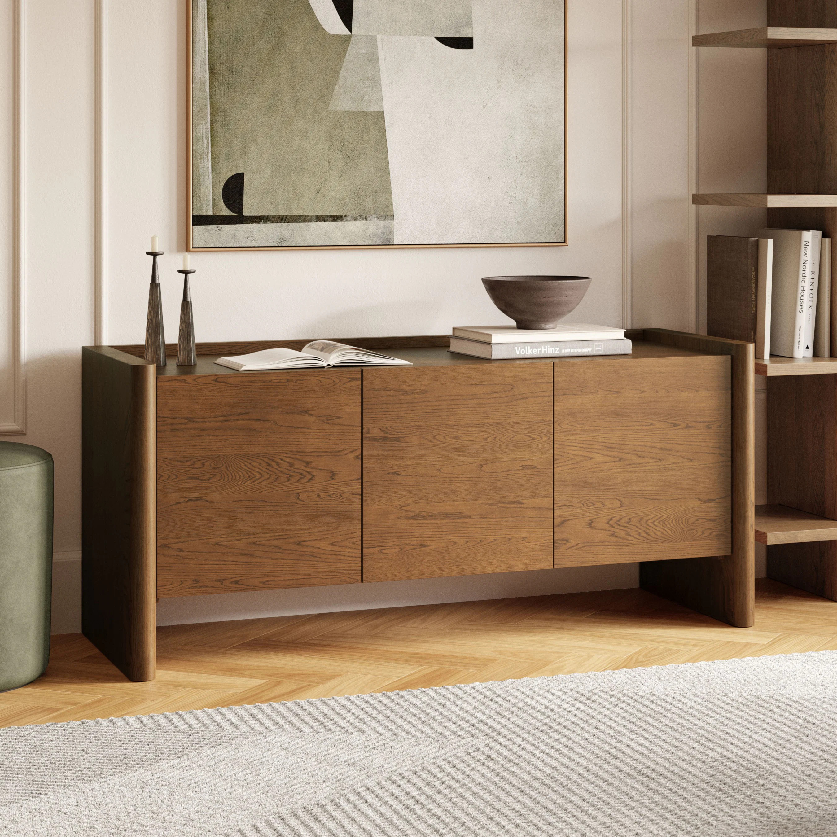 Torme 54" Media Unit - Smoked Oak | Article