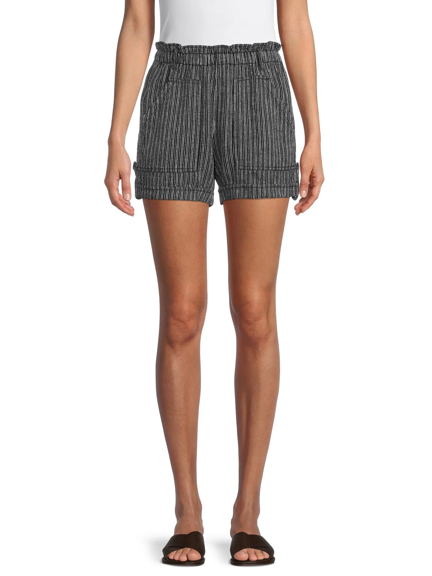 Time and Tru Women’s Linen Shorts | Walmart (US)