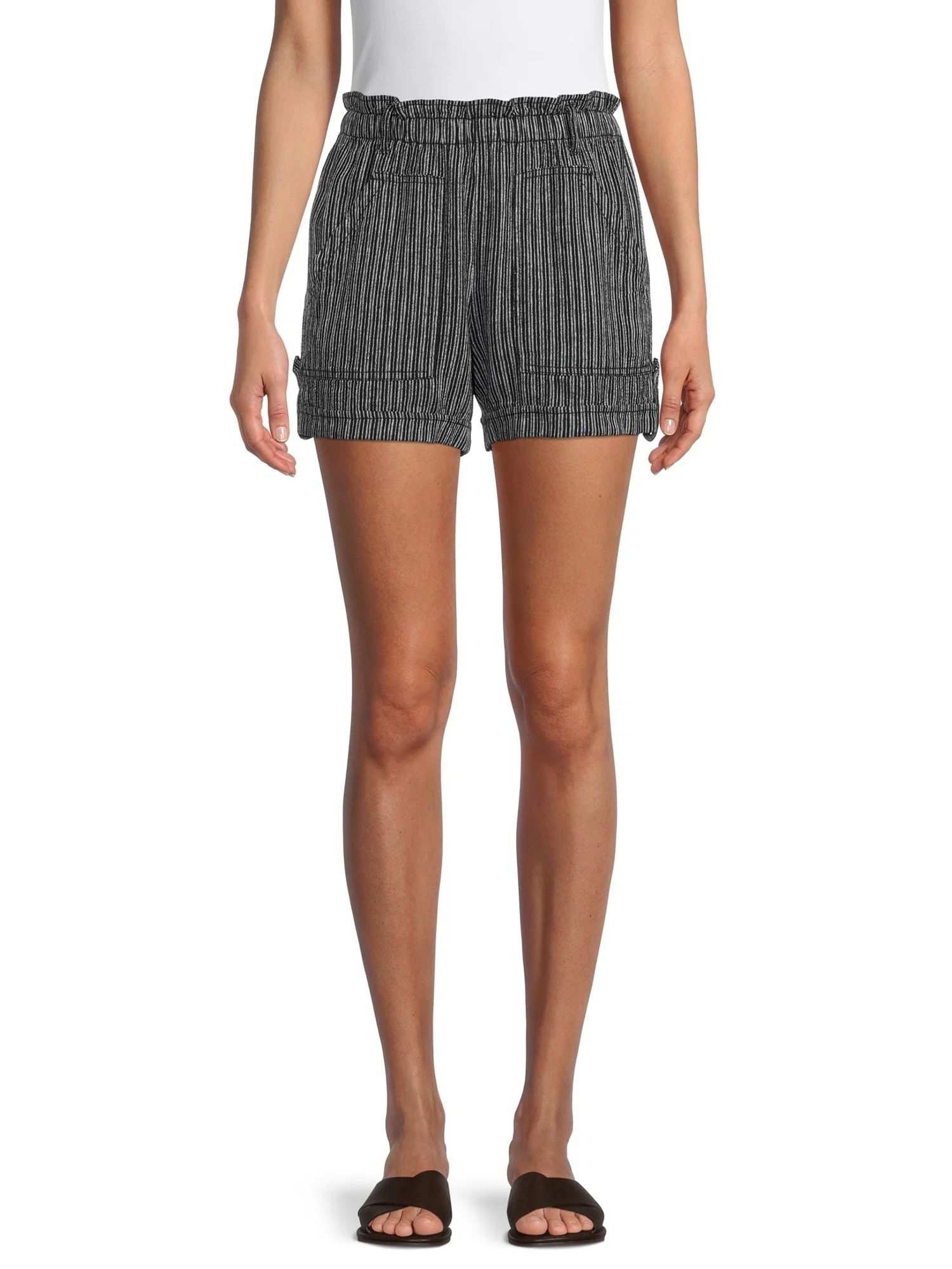 Time and Tru Women’s Linen Shorts | Walmart (US)