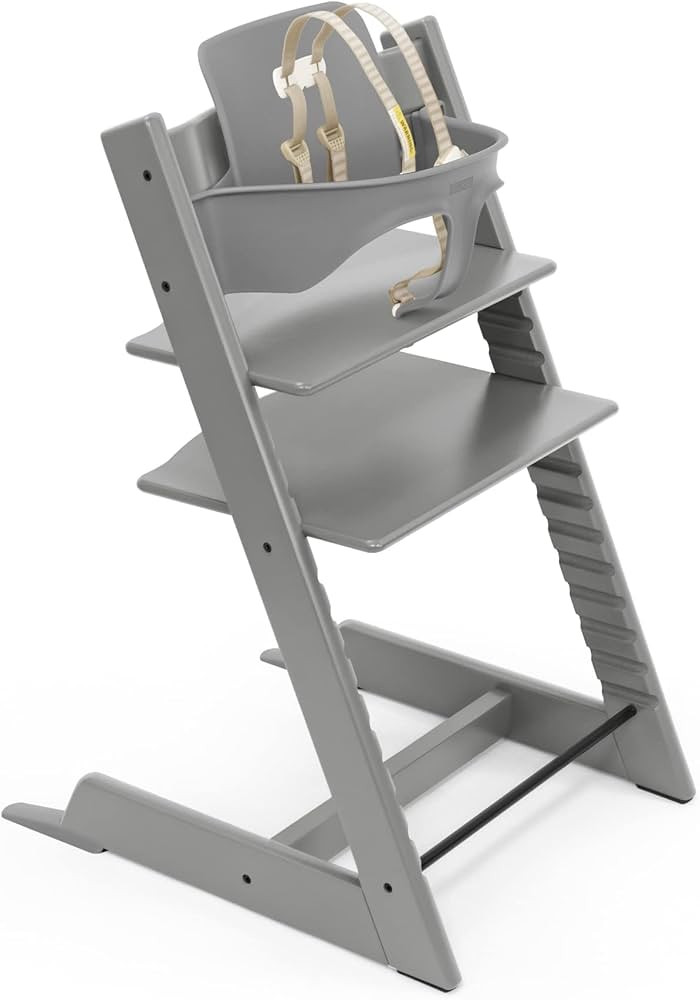 Tripp Trapp High Chair from Stokke, Storm Grey - Adjustable, Convertible Chair for Children & Adu... | Amazon (US)