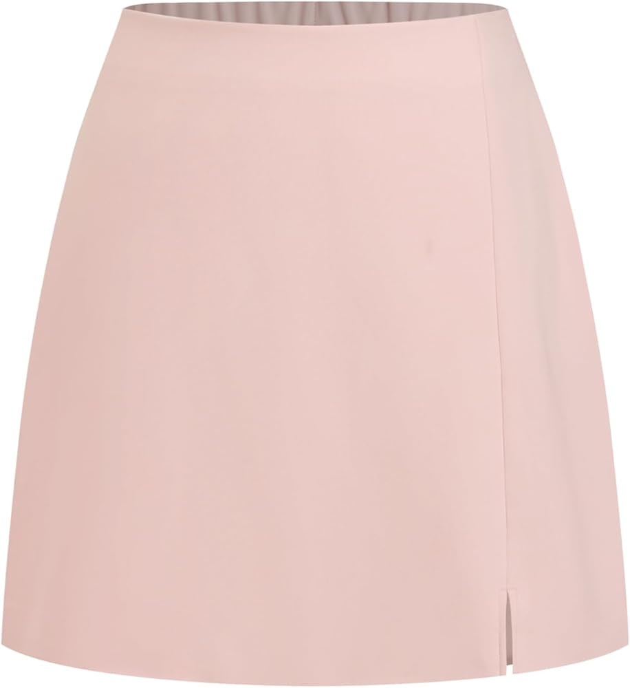 Cider Mini Skirt High Waist Zip Up Split Bodycon Fitted Party A Line Skirt | Amazon (US)