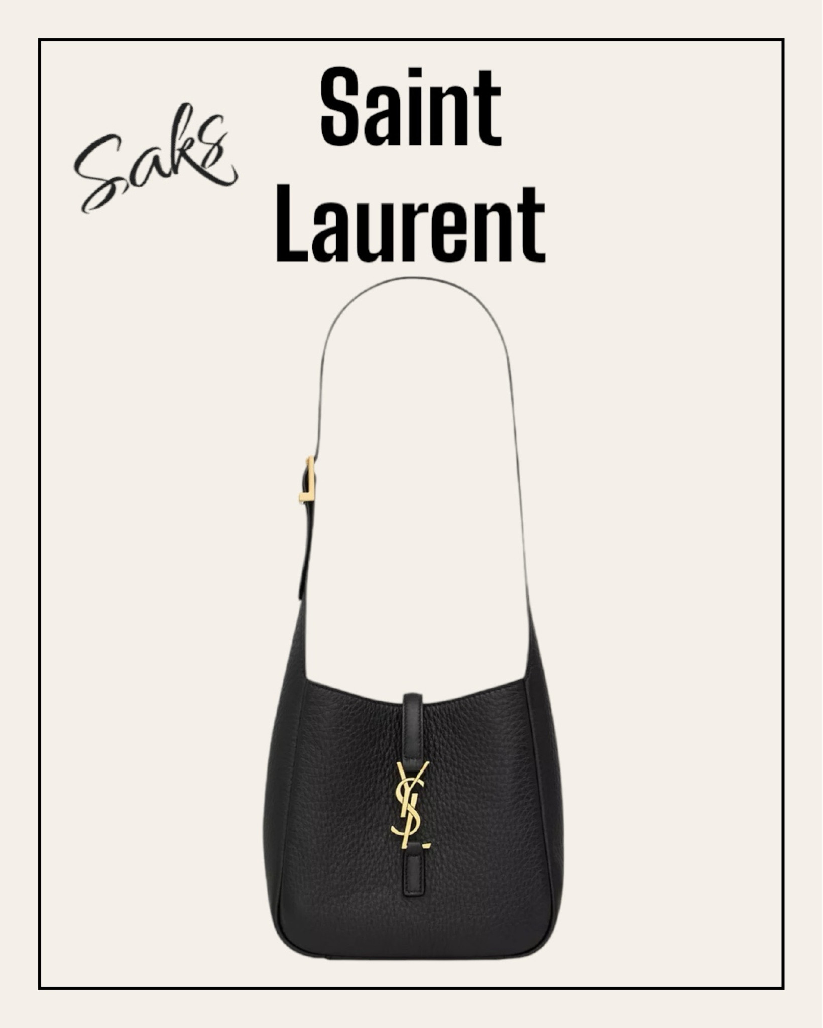 YSL black handbag. 
#giftsforher

#LTKitbag #LTKSeasonal