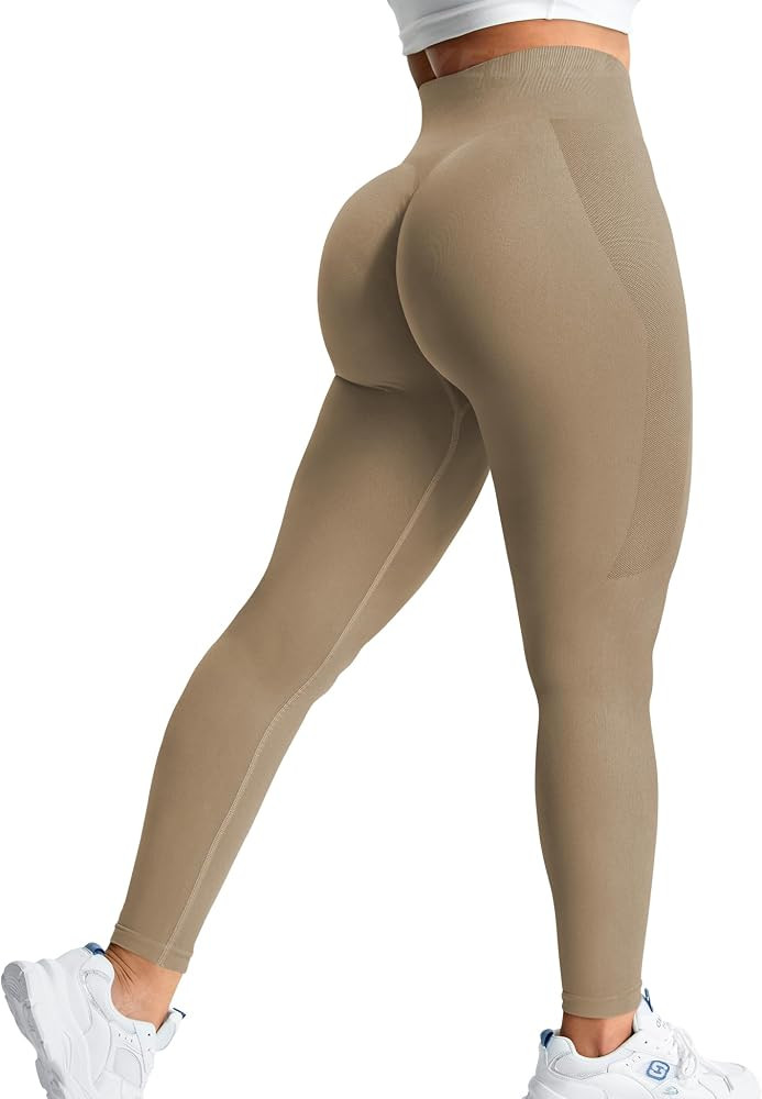 YEOREO Amplify Leggings for Women Seamless Scrunch Leggings Butt Lifting Gym High Waisted Athleti... | Amazon (US)