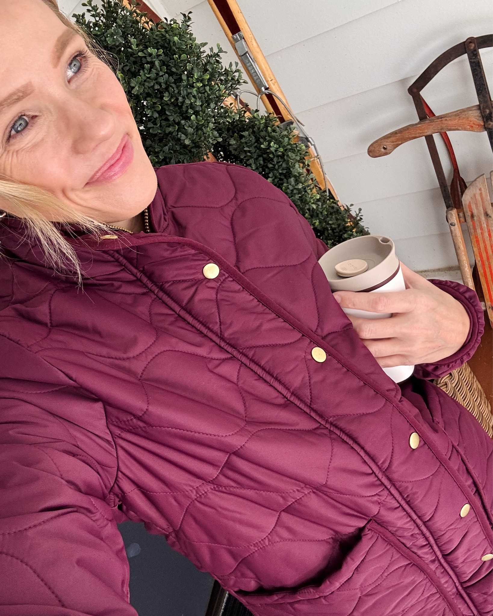 Wearing my regular size small in KULE top, now on major sale ~ More colors in Quince featherless jacket ~ Pistola drawstring pants are a favorite, wearing my regular size (5'3") ~ Merit flush balm in LeBonBon on cheeks & lips ~ zip front boots have been on major repeat lately true to size ~ linked similar silver Heaven Mayhem earrings an everyday favorite ~ xo, Claire 

#LTKmomlife #LTKSeasonal #LTKootd