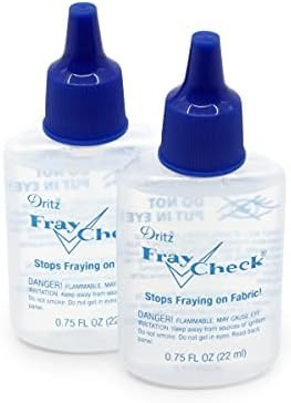 Dritz Fray Check Liquid Seam Sealant.75-Fluid Ounce (2-Pack), Clear, 7 Fl Oz | Amazon (US)