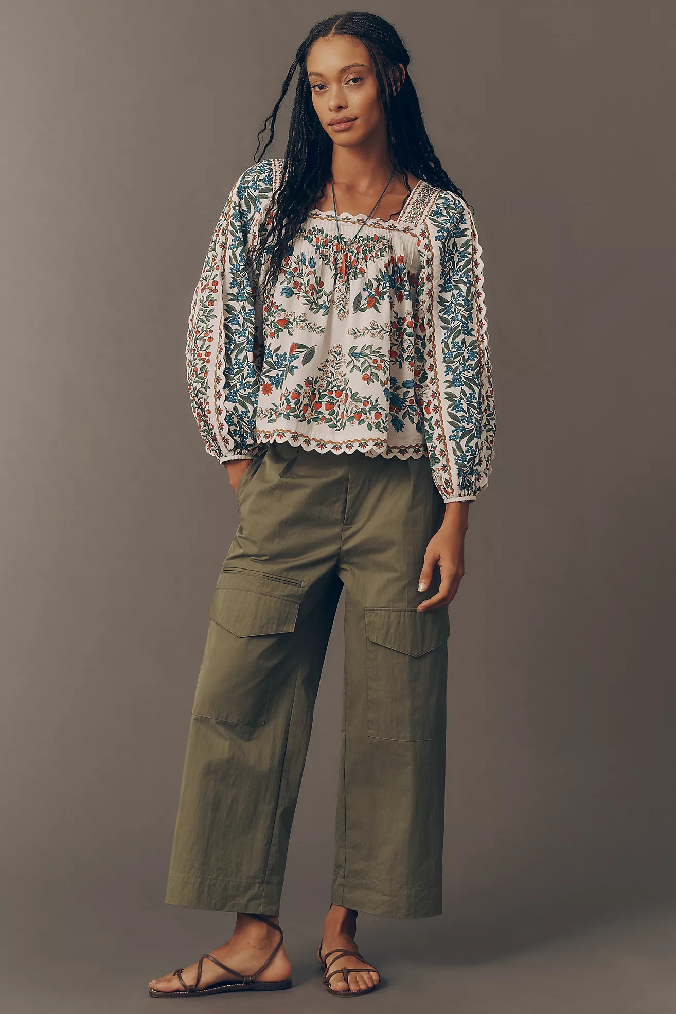 Farm Rio Beauty Scarf Top | Anthropologie (US)