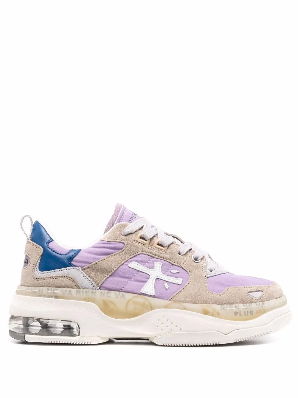 Premiata Draked lace-up Sneakers | Purple | FARFETCH | Farfetch Global