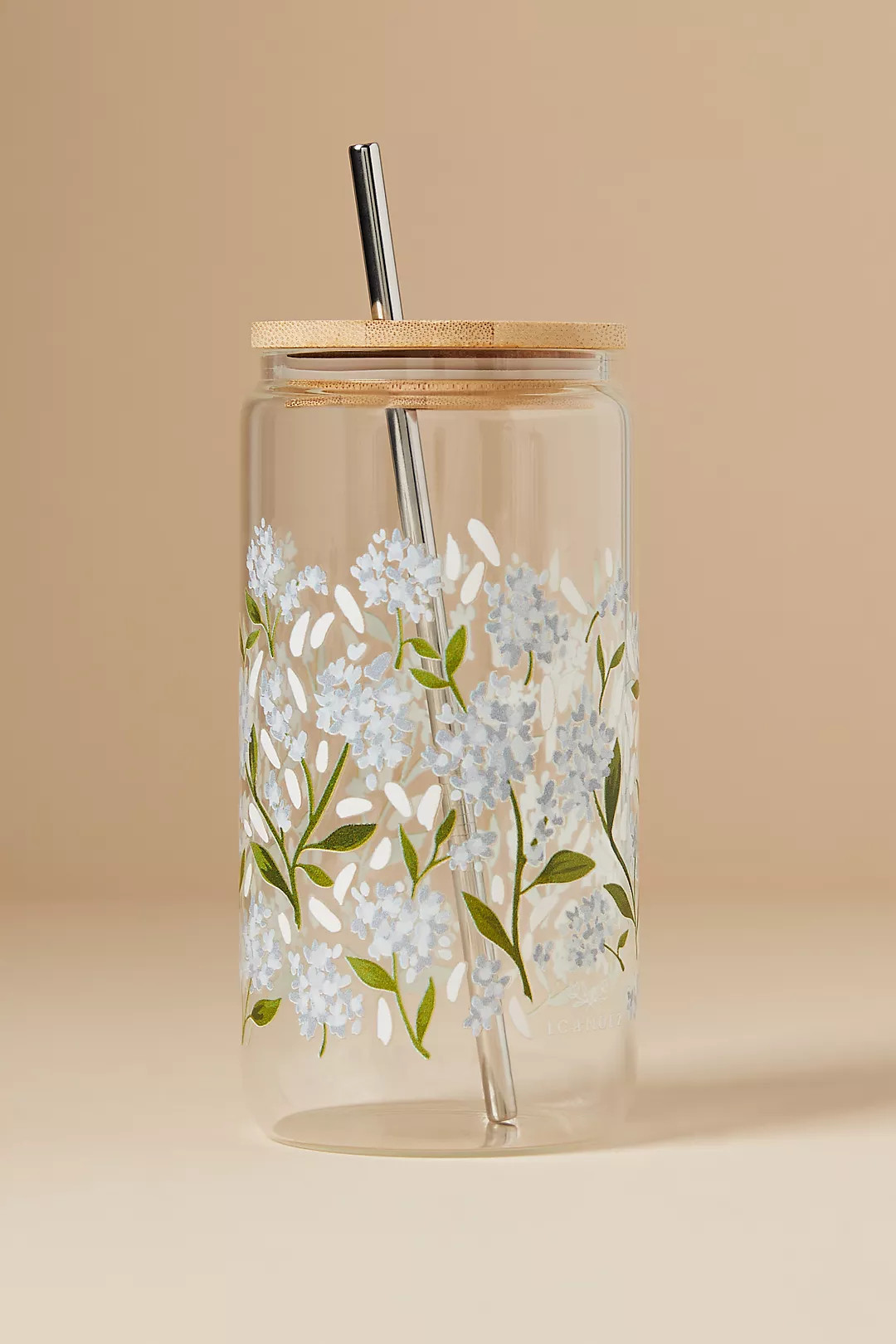 Glass Tumbler with Lid | Anthropologie (US)