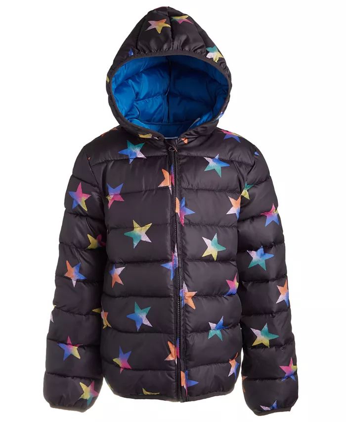 Big Girls Star Quilted Packable Hooded Jacket, Created for Macy's | Macy's
