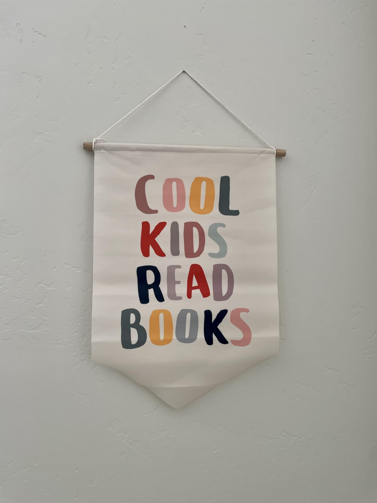 Cool Kids Read Books Wall Hanging, Classroom Wall Decor, Read Corner, Book Lover Gift, Kids Wall Decor, School Wall Hanging Banner, Reading Quote Banner, Playroom Reading Book | Amazon (US)