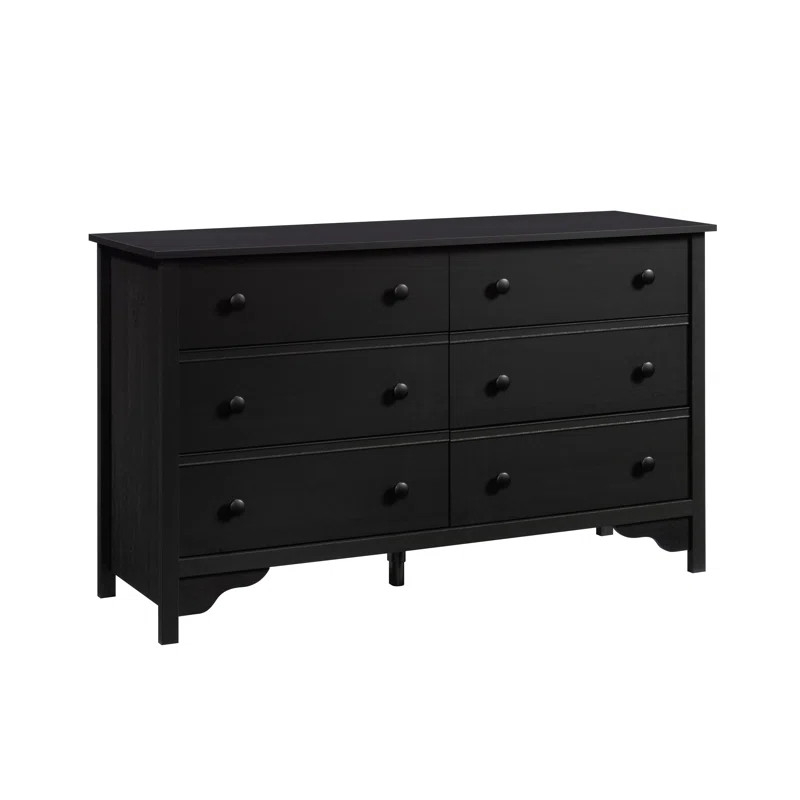 6 Drawer 56.8'' W Double Dresser | Wayfair North America