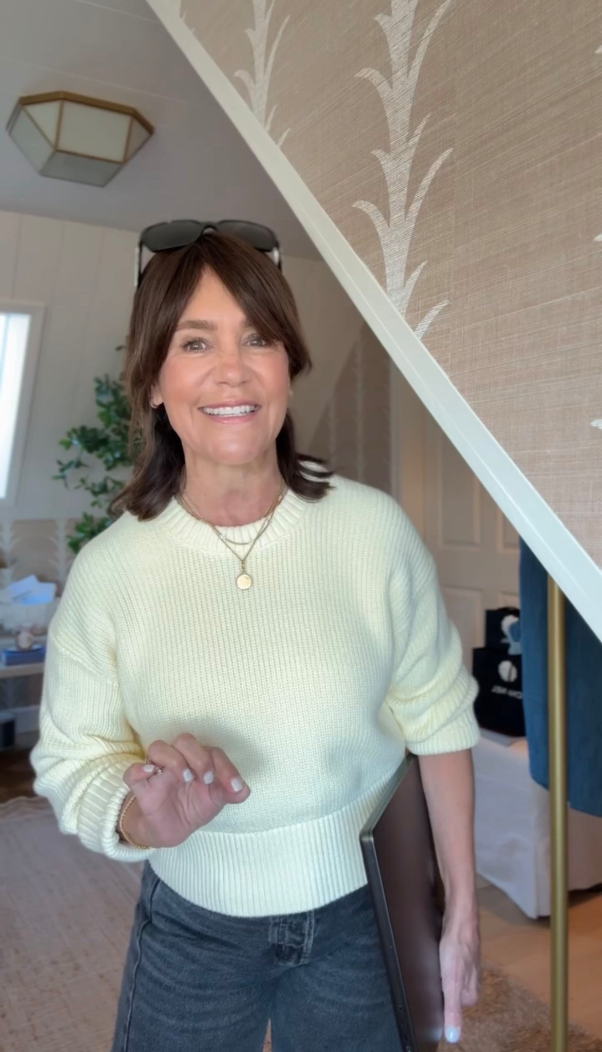 Love this new butter yellow sweater I picked up the other day! Right on trend for spring 💛

#LTKdayinmylife #LTKOver40 #LTKootd