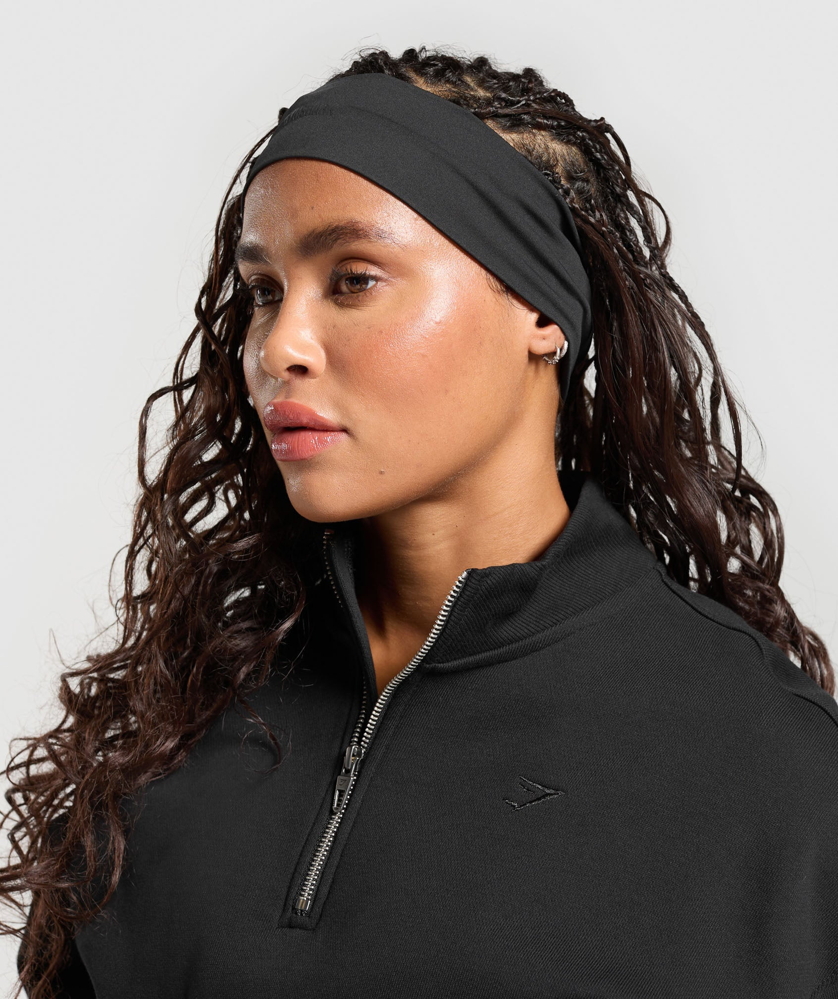 Gymshark Straight Headband - Black | Gymshark US