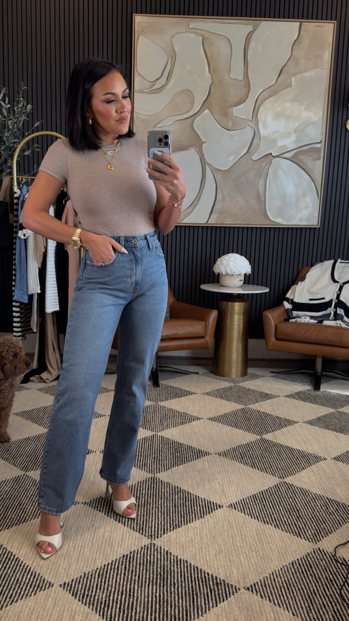 Seriously loving these new jeans! 

I’m in a 25 curve love regular! 

I’m 5’2
130 lbs 
34 DD
25 in waist

#LTKover40 #LTKstyletip