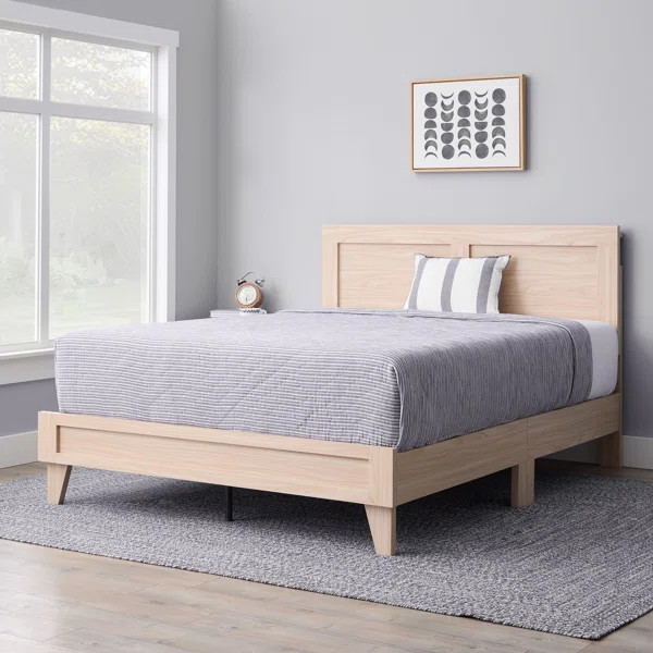Angelque Wood Panel Platform Bed Frame | Wayfair North America
