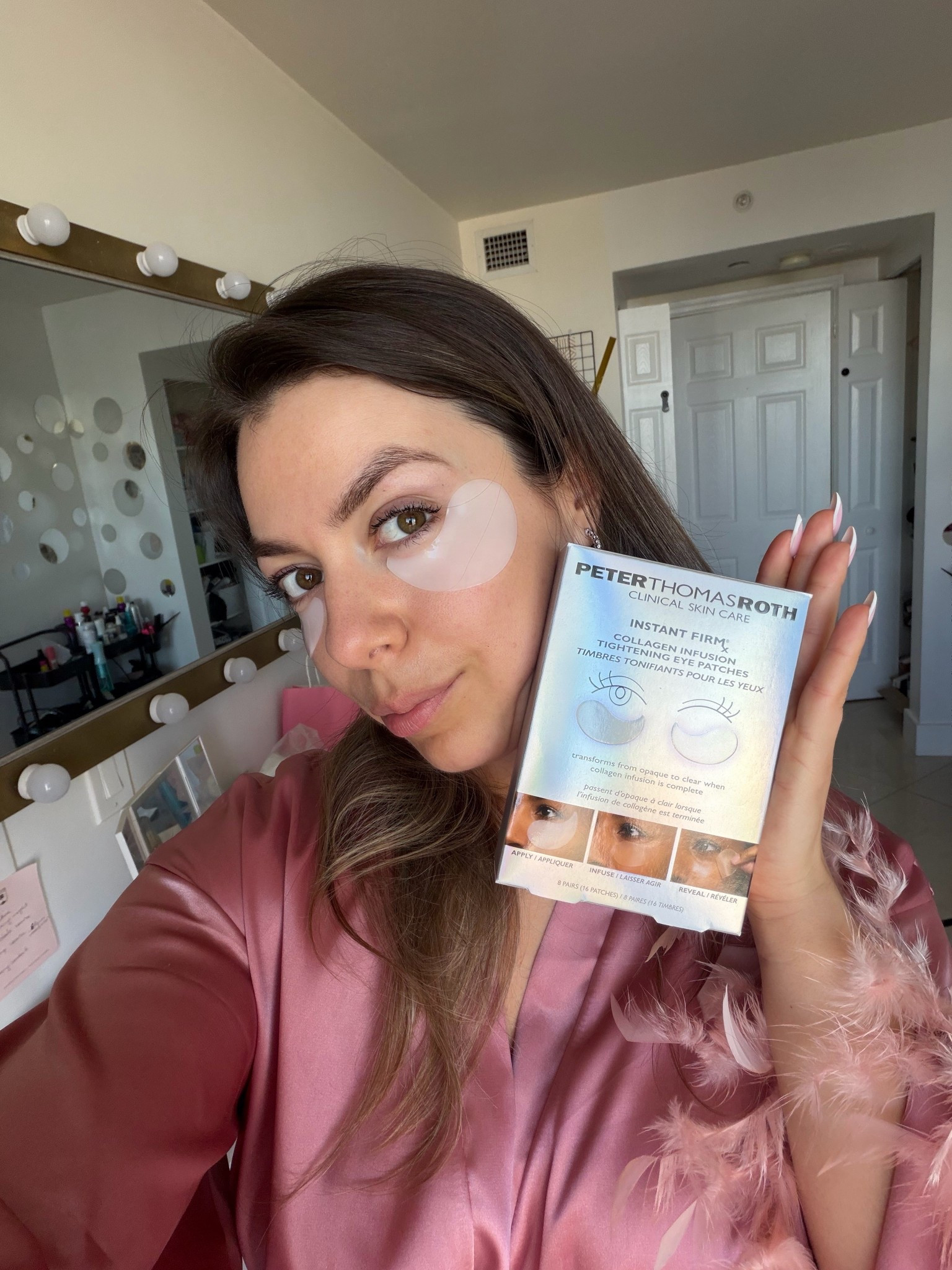 Eye patches, my every day must routine ￼#skincare #eyepatches 

#LTKBeauty #LTKmorningroutine
