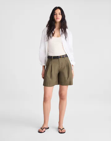 The Everyday Trouser Short in Poplin | Madewell