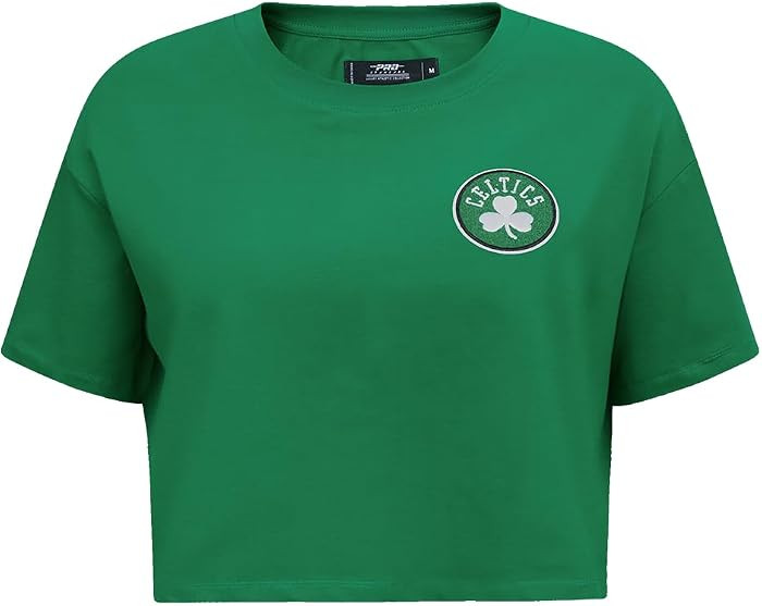 Womens NBA Classic Chenille Cotton Short Sleeve Boxy Tee | Amazon (US)